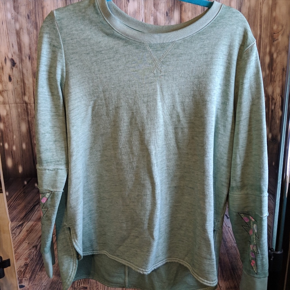 Green sweatshirt